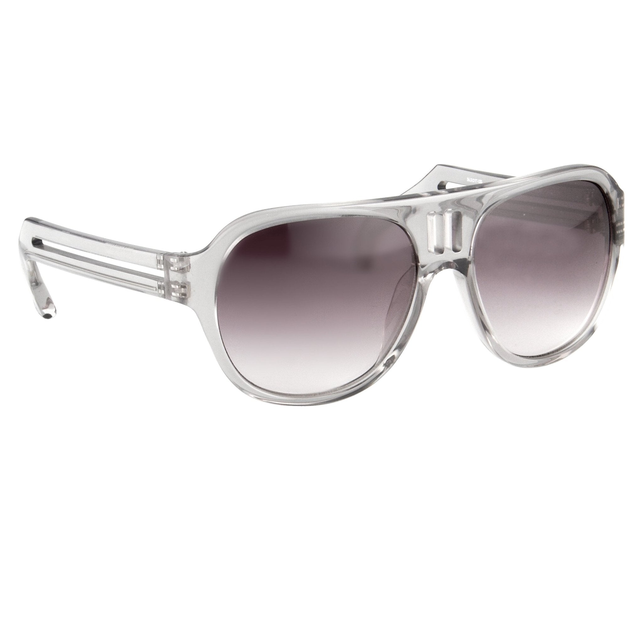 Boris Bidjan Saberi Sunglasses Translucent Smoke With Purple Graduated Category 3 Lenses BBS4C5SUN - Watches & Crystals