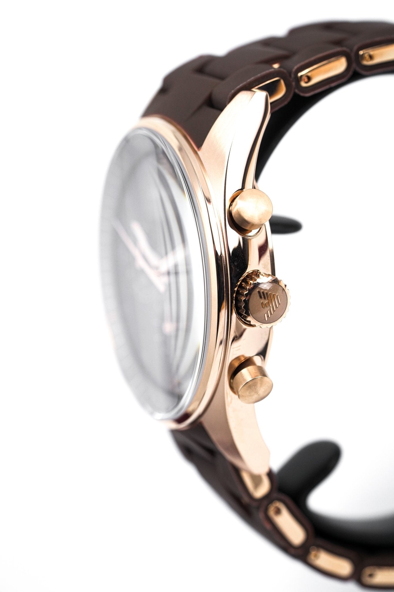 Emporio Armani Ladies Chronograph Watch Brown AR5891 - Watches & Crystals