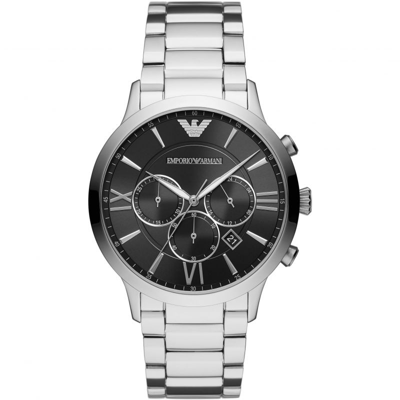 Emporio Armani Men's Chronograph Watch Giovanni Black AR11208 - Watches & Crystals