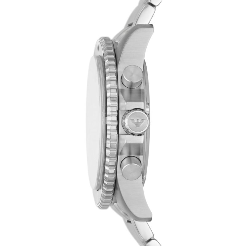 Emporio Armani Men's Diver Watch Chronograph Steel AR11360 - Watches & Crystals