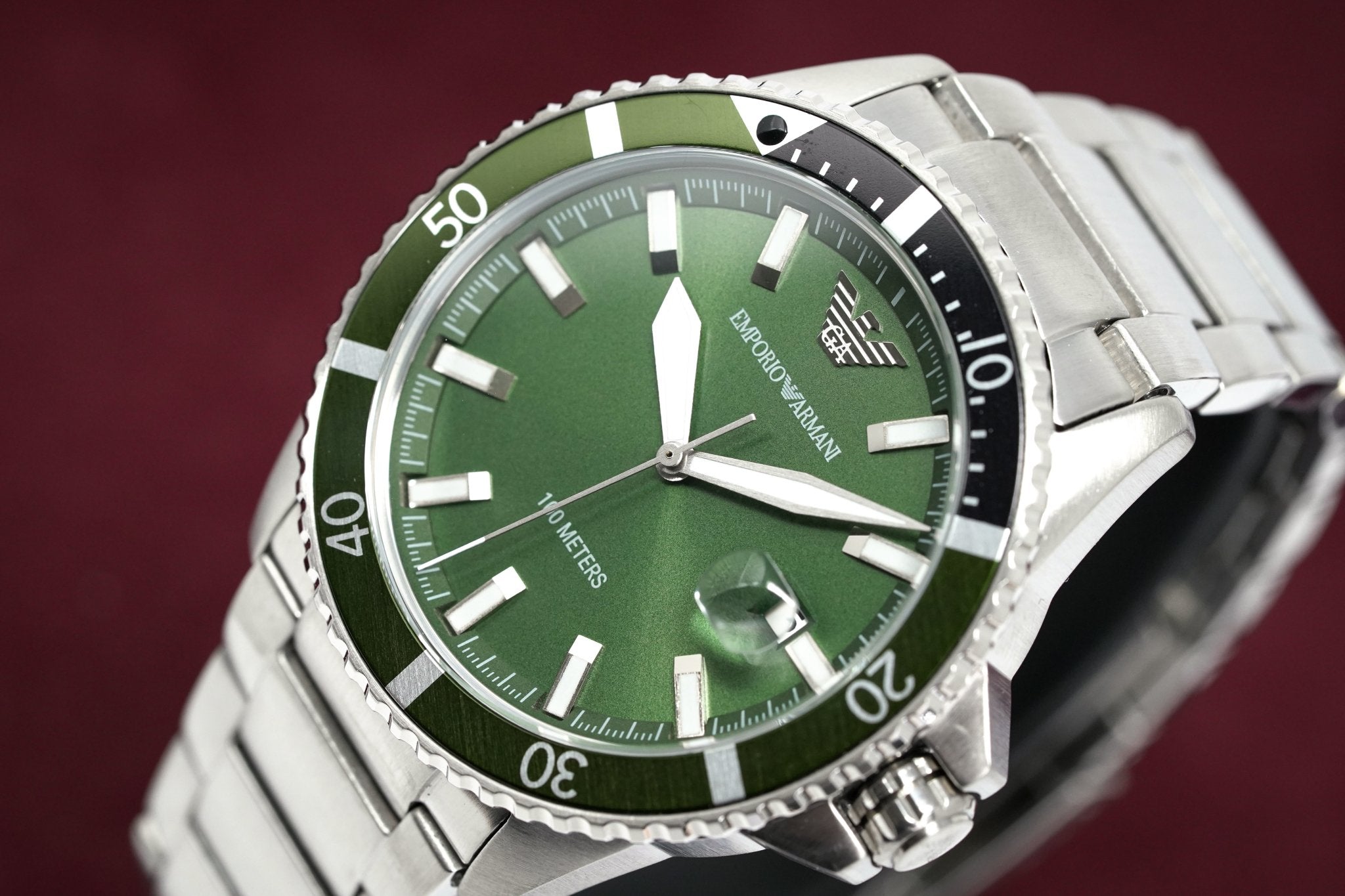 Emporio Armani Men's Diver Watch Steel AR11338 - Watches & Crystals