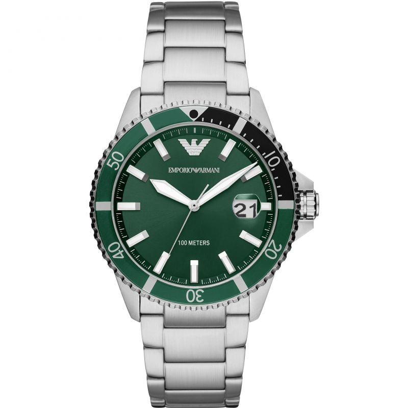 Emporio Armani Men's Diver Watch Steel AR11338 - Watches & Crystals
