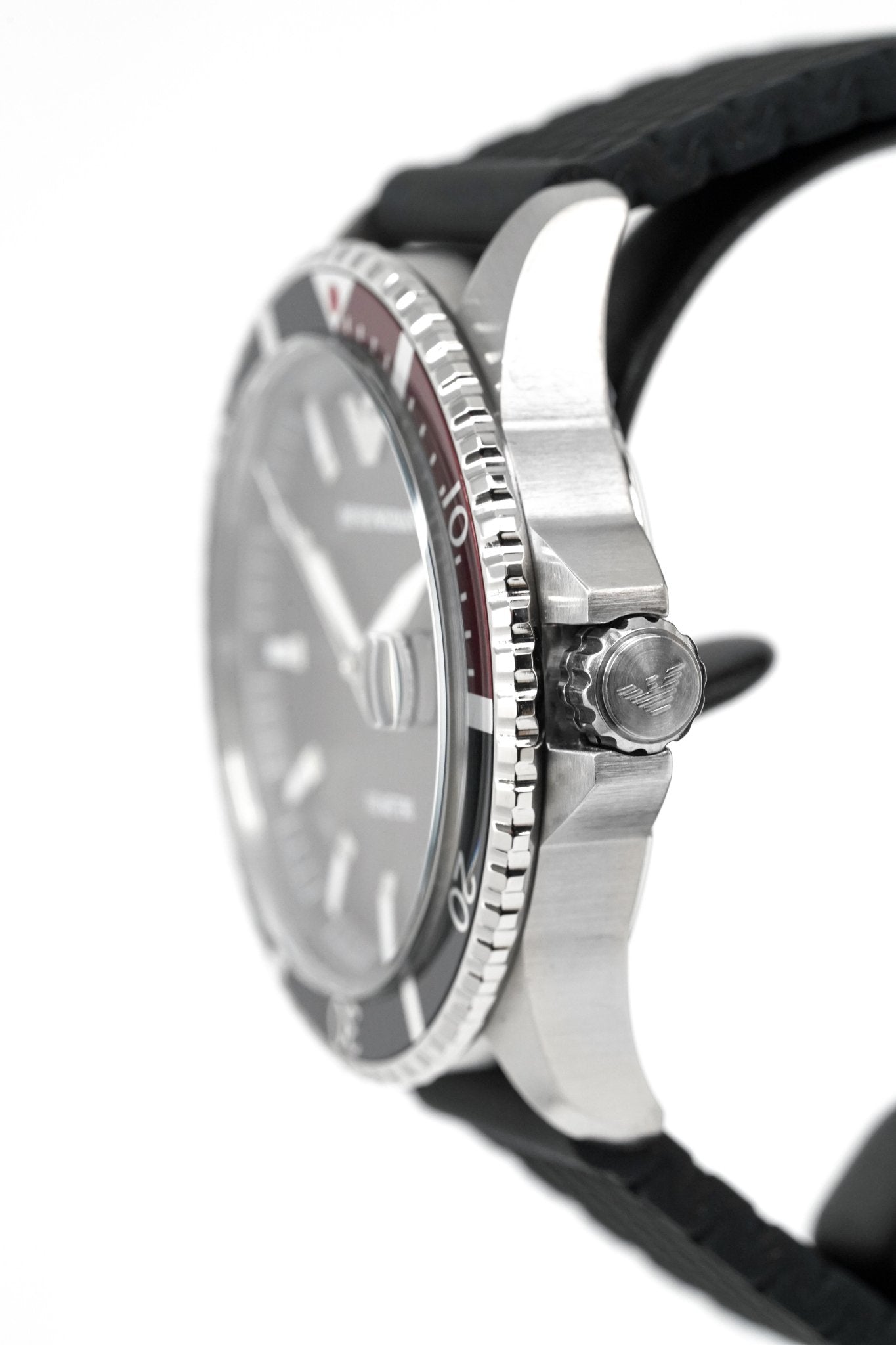 Emporio Armani Men's Diver Watch Steel Silicone AR11341 - Watches & Crystals