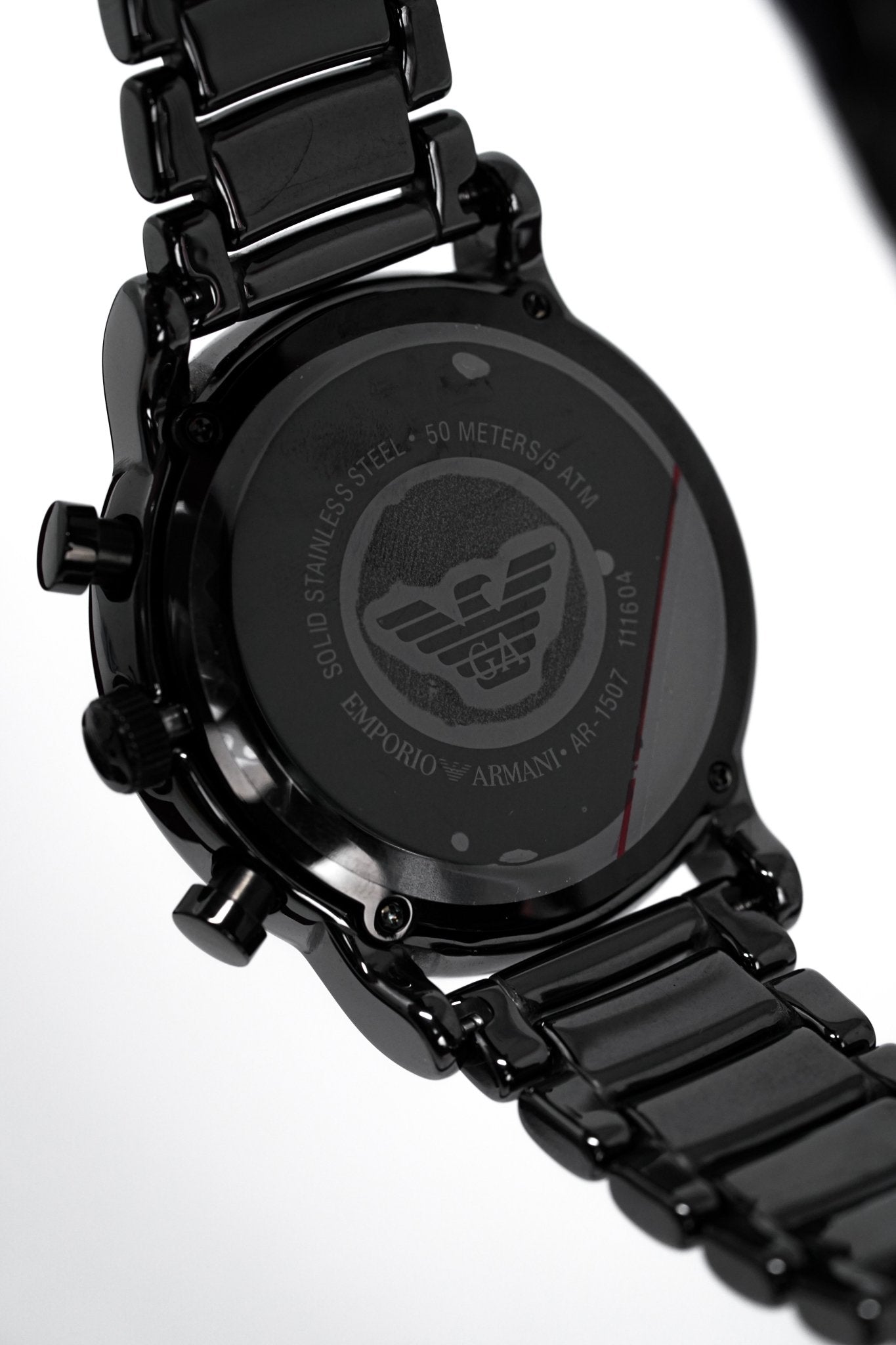 Emporio Armani Men's Luigi Chronograph Watch Black Ceramic AR1507 - Watches & Crystals