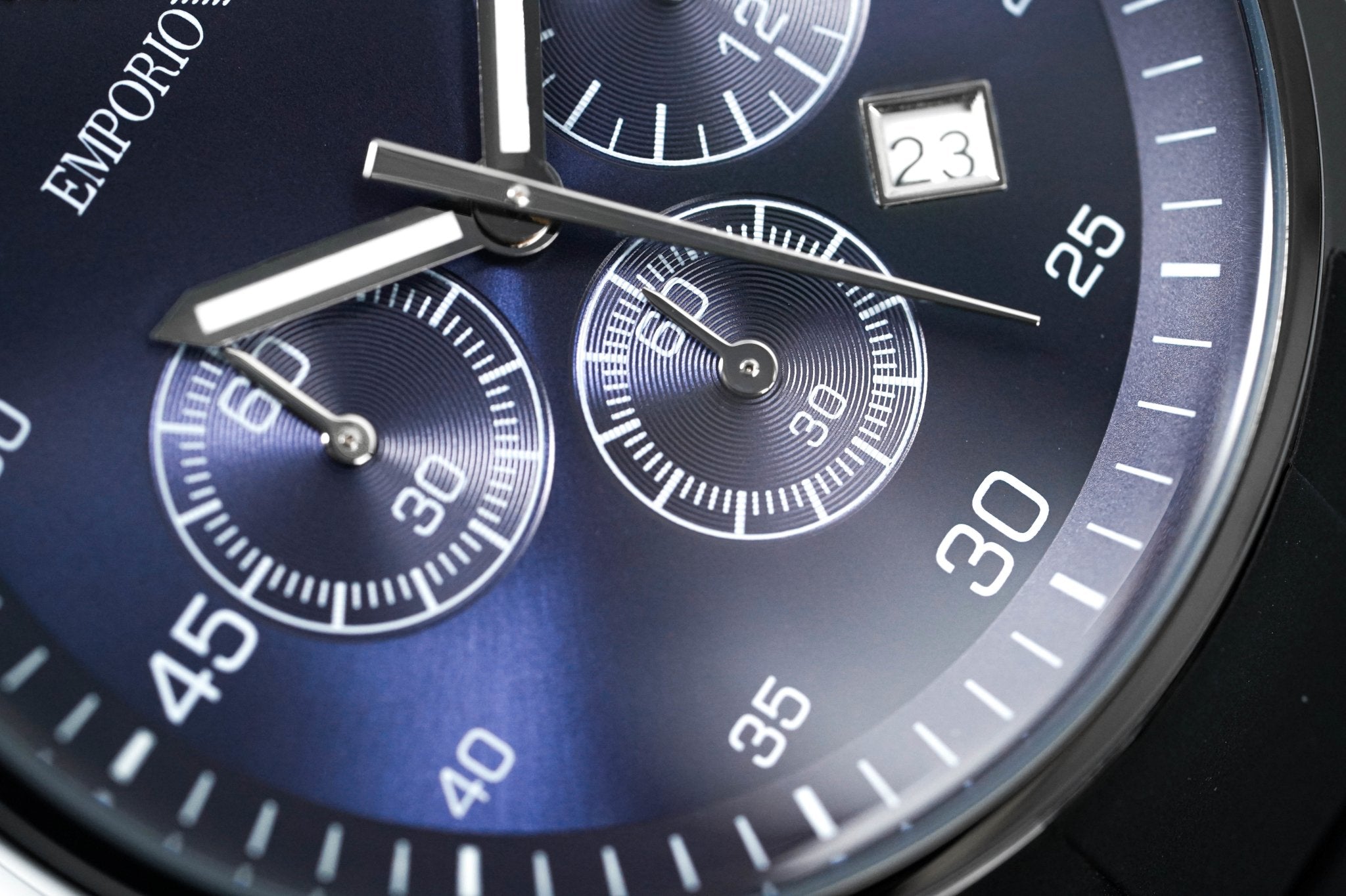 Emporio Armani Men's Sportivo Chronograph Watch Blue AR5921 - Watches & Crystals