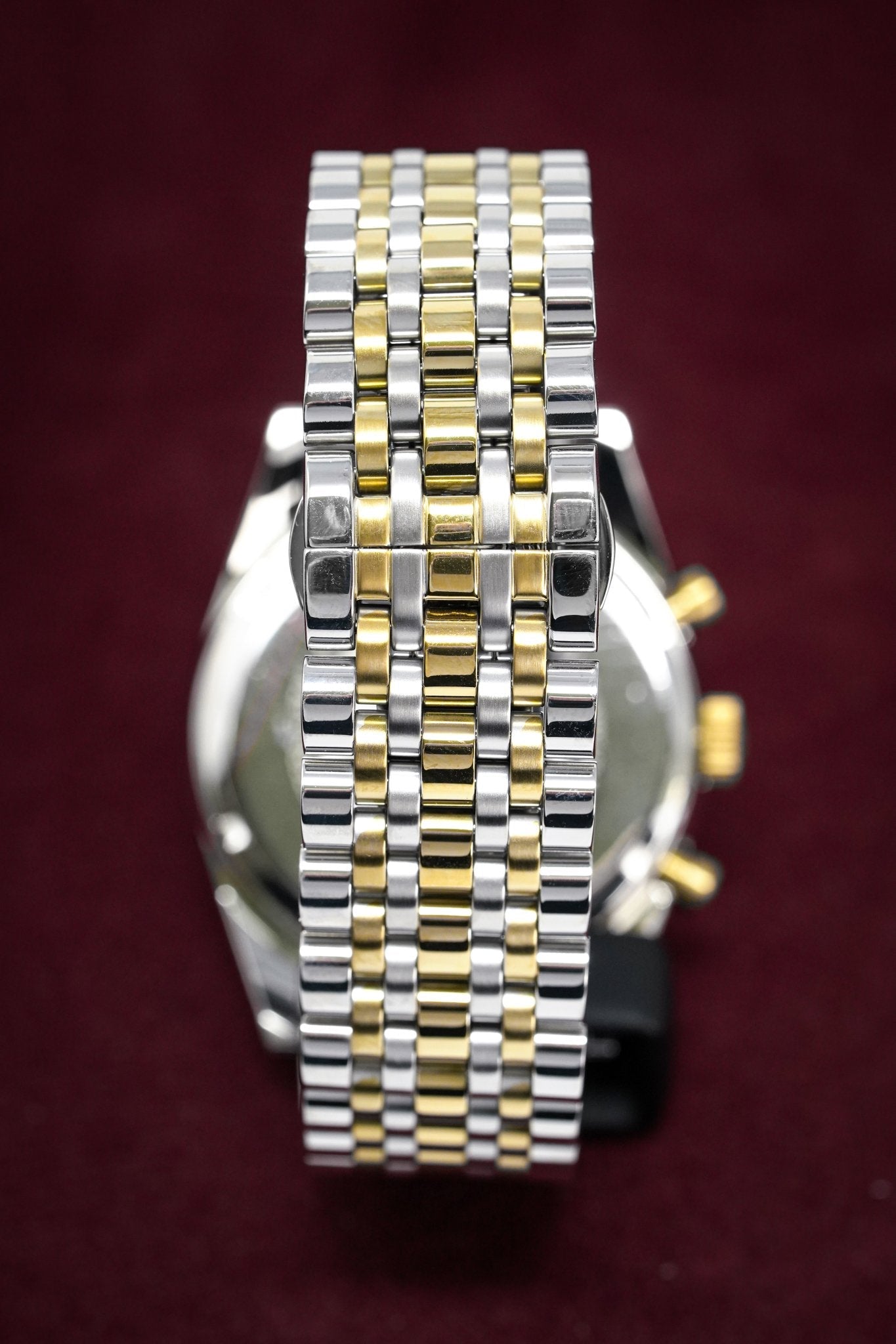Emporio Armani Men's Tazio Chronograph Watch Two Tone AR8030 - Watches & Crystals