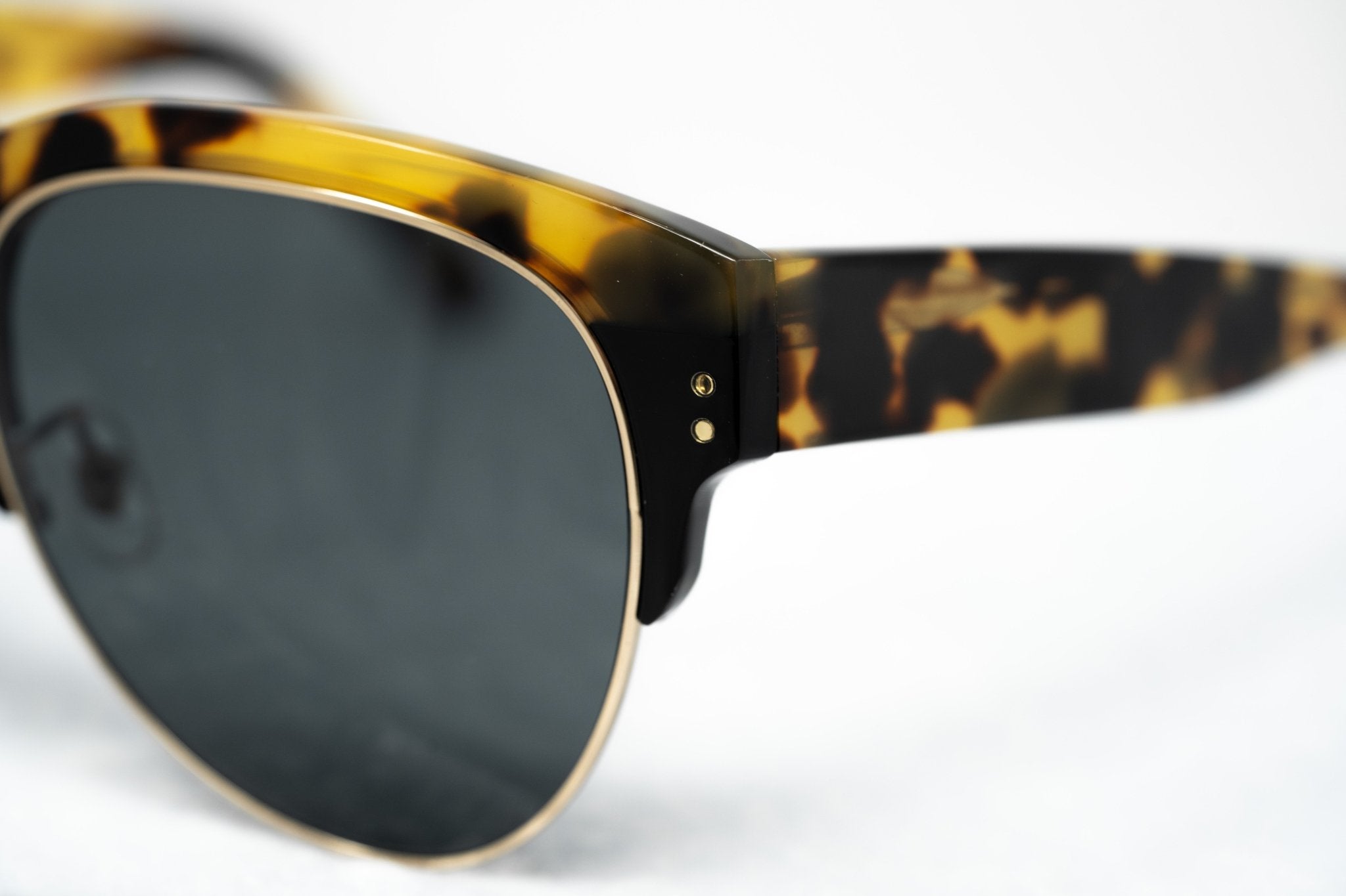 Erdem Women Sunglasses Tortoise Shell Black Light Gold with Grey Lenses Category 3 EDM25C4SUN - Watches & Crystals