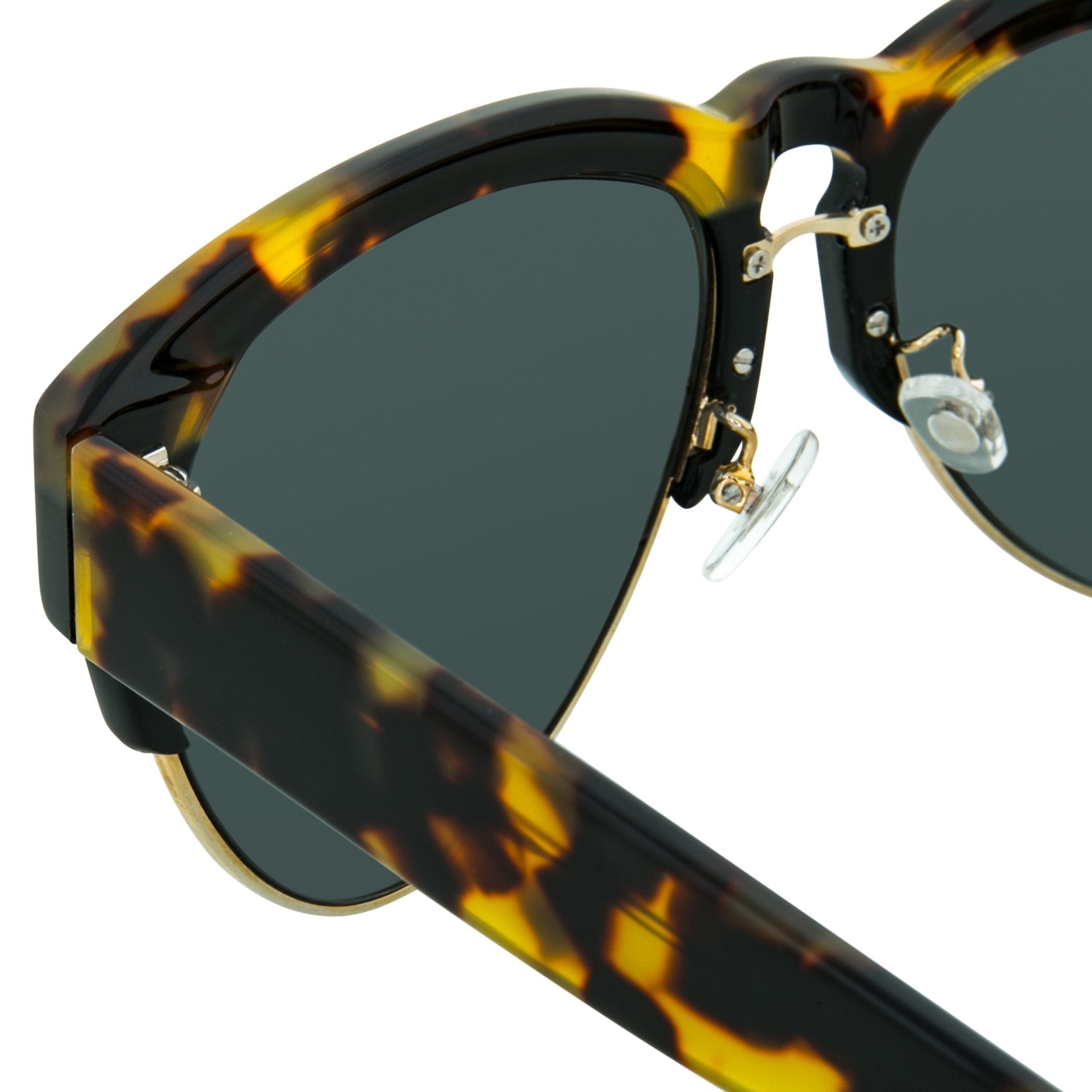 Erdem Women Sunglasses Tortoise Shell Black Light Gold with Grey Lenses Category 3 EDM25C4SUN - Watches & Crystals