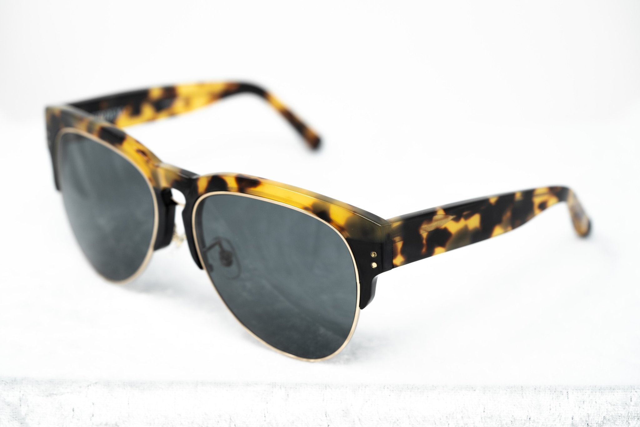 Erdem Women Sunglasses Tortoise Shell Black Light Gold with Grey Lenses Category 3 EDM25C4SUN - Watches & Crystals