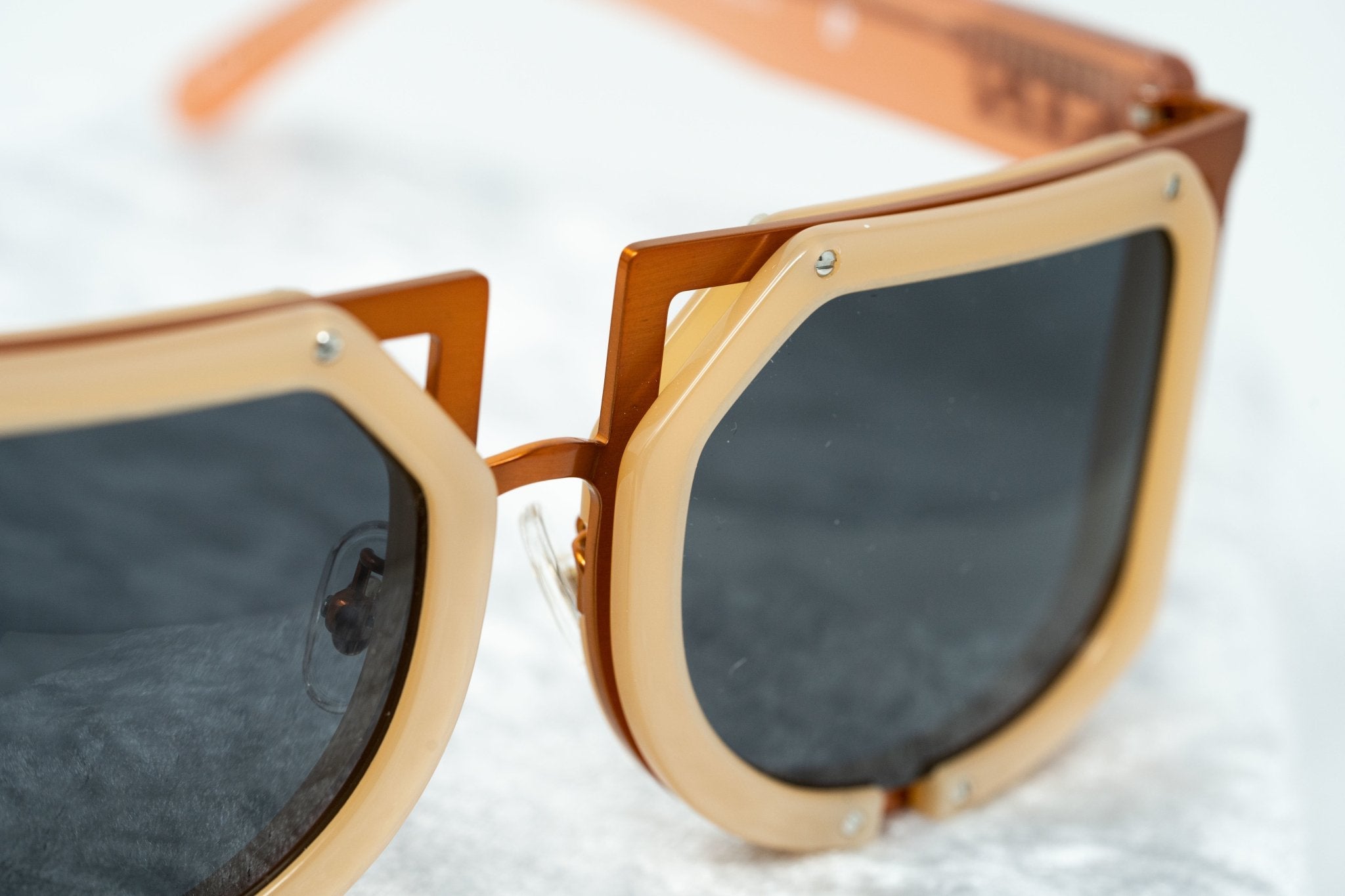 Kokon To Zai Sunglasses Special Beige Orange With Dark Grey Category 3 Lenses KTZ16C1SUN - Watches & Crystals