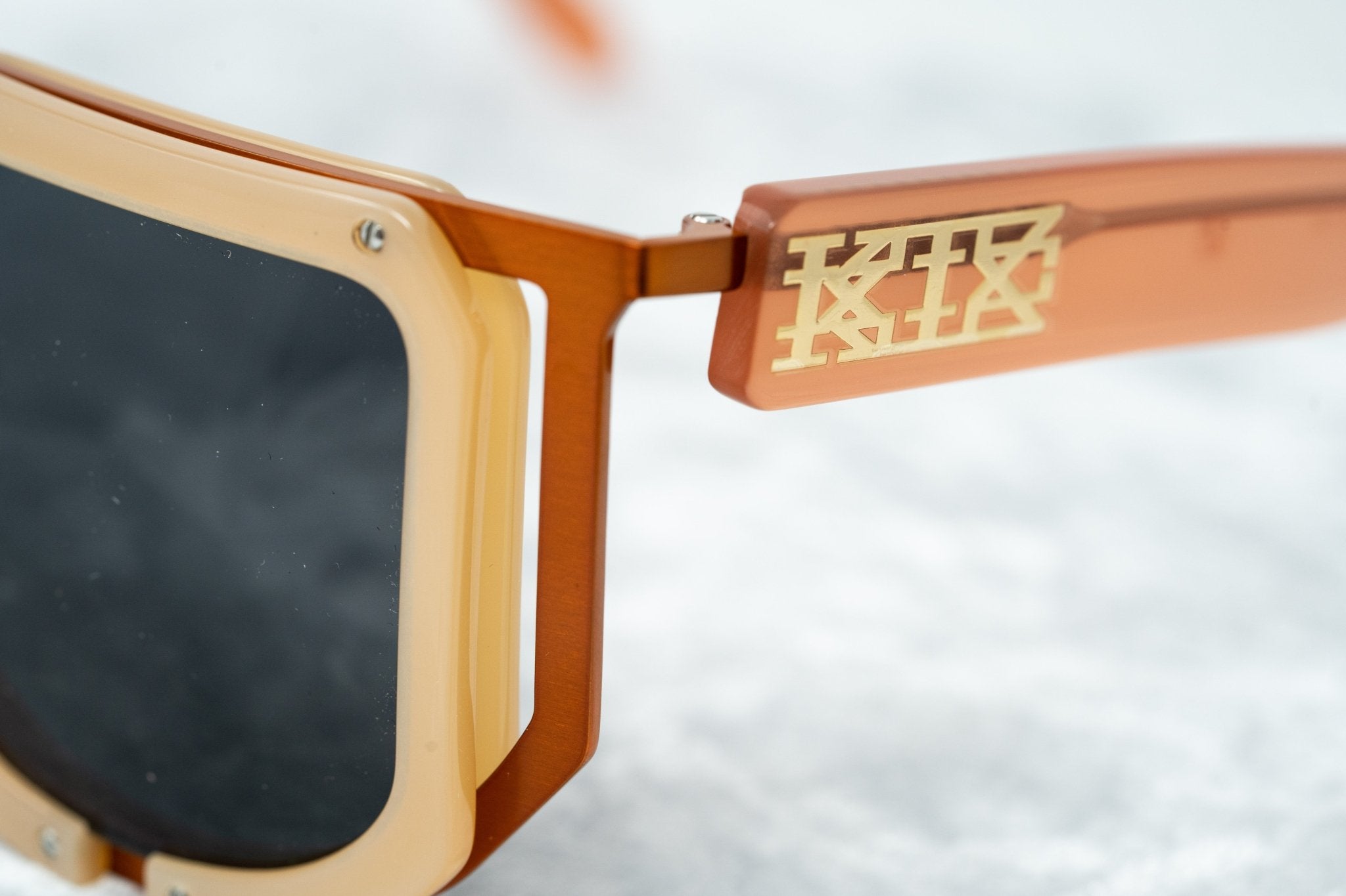Kokon To Zai Sunglasses Special Beige Orange With Dark Grey Category 3 Lenses KTZ16C1SUN - Watches & Crystals