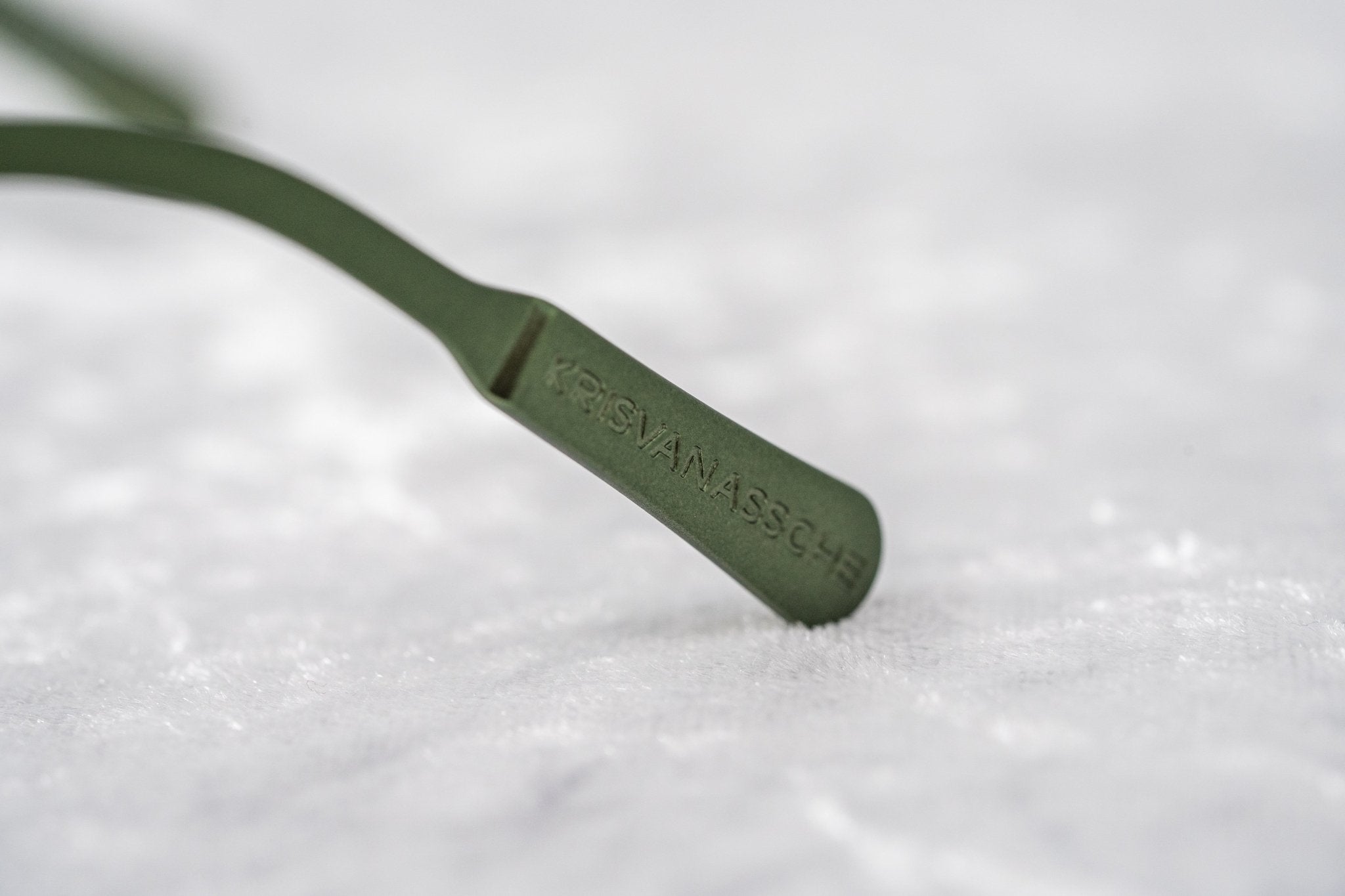 Kris Van Assche Sunglasses Unisex Oval Green and Flash Mirror Clip-On Lenses Category 3 - KVA69C6SUN - Watches & Crystals