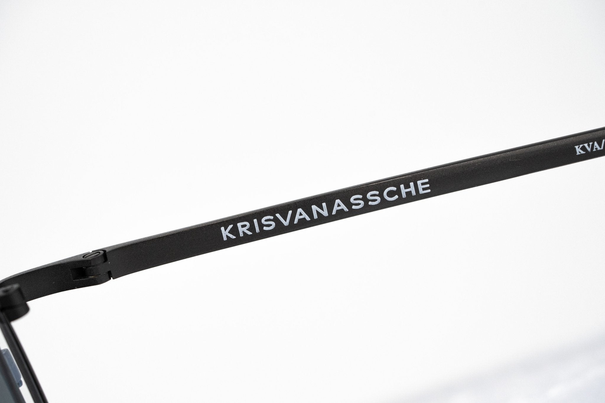 Kris Van Assche Sunglasses Unisex Titanium Matte Grey Blue Clip-On with Blue Mirror Lenses Category 3 - KVA89C4SUN - Watches & Crystals