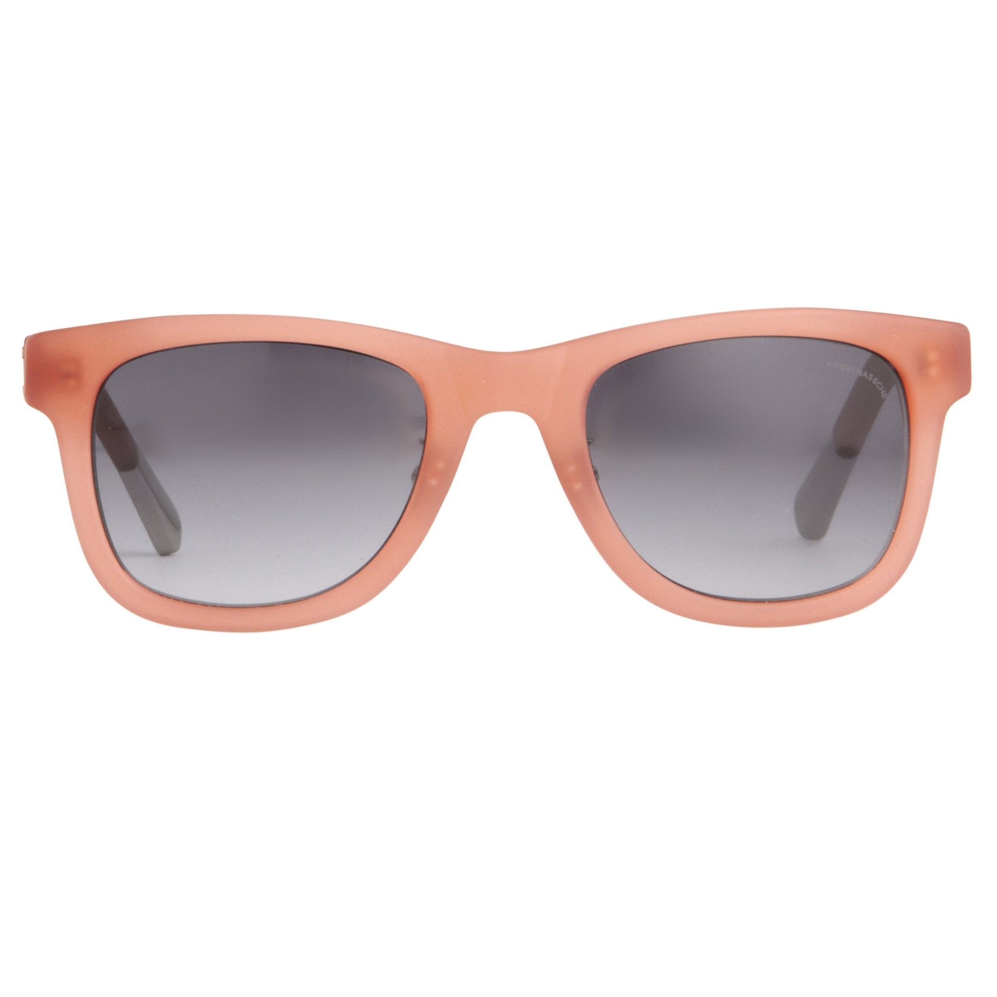 Kris Van Assche Sunglasses with D-frame Rubberised Orange and Grey Lenses - KVA47C4SUN - Watches & Crystals
