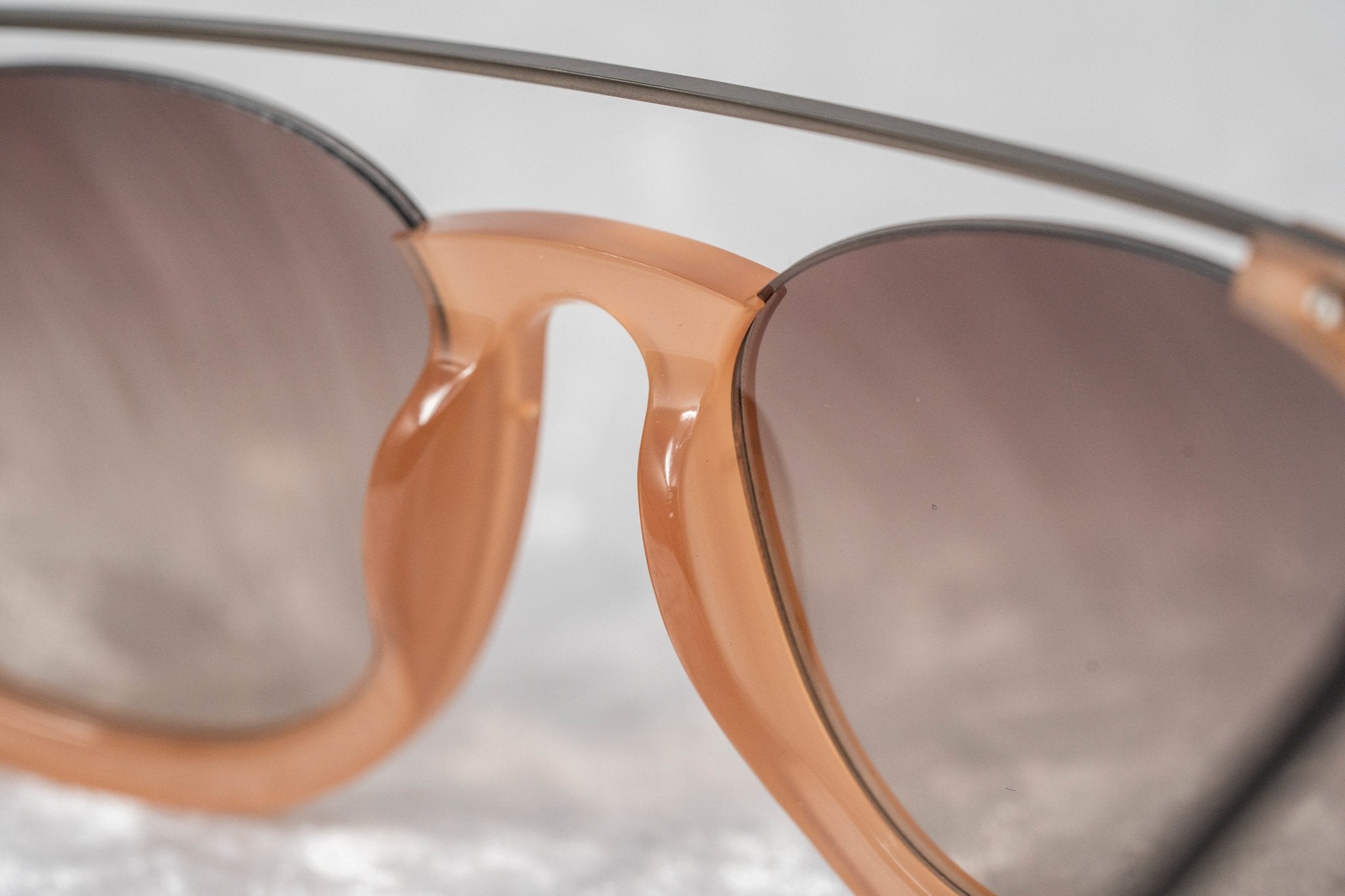 Kris Van Assche Unisex Sunglasses with D-Frame Orange with Brown Graduated Lenses Category 3 - KVA85C3SUN - Watches & Crystals