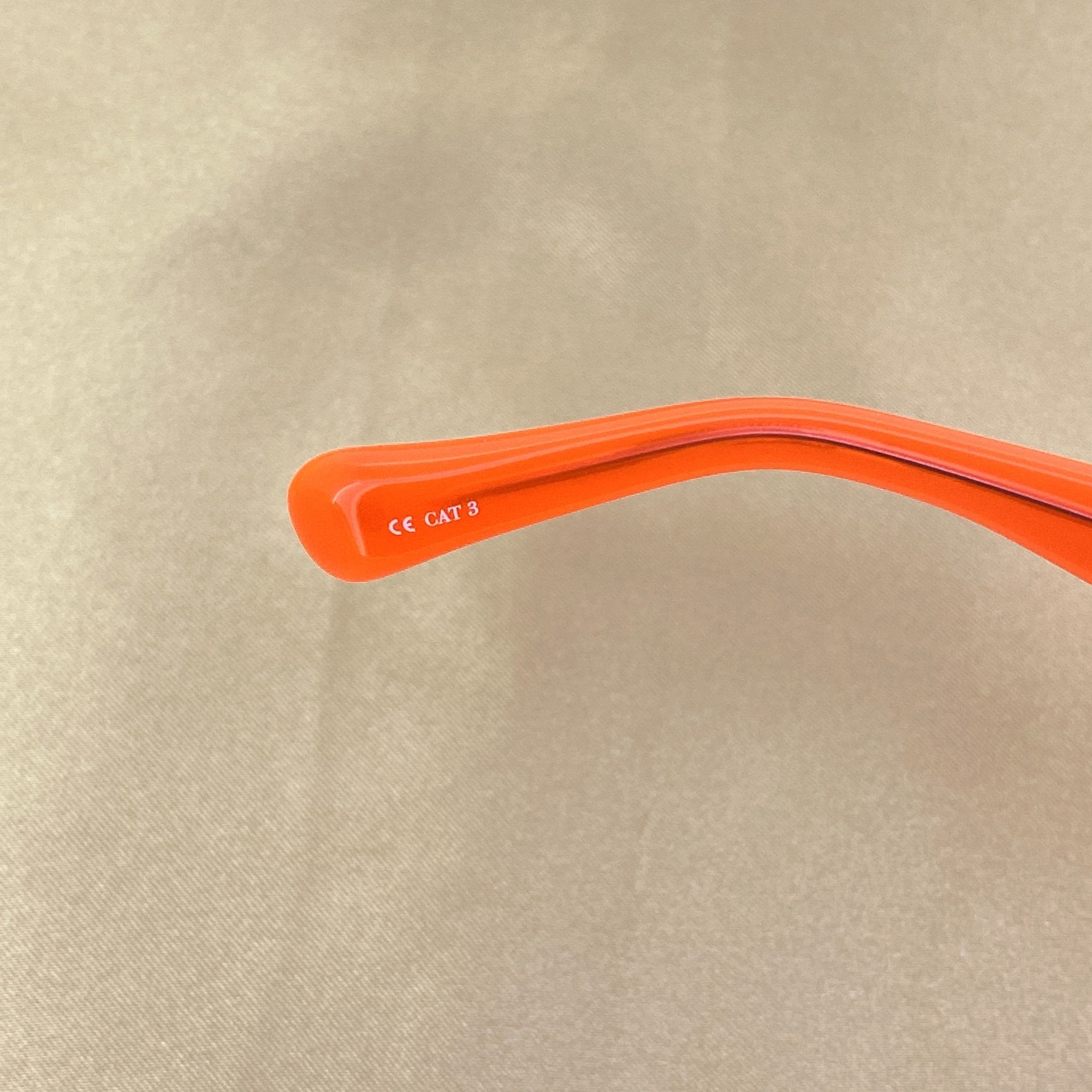 Markus Lupfer Sunglasses D-Frame Lilac Glitter Neon Orange Lenses Category 3 Dark Tint ML5C5SUN - Watches & Crystals