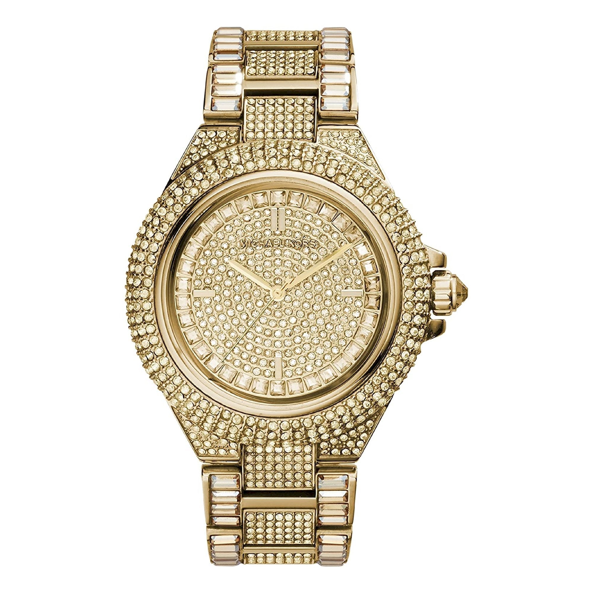 Michael Kors Ladies Watch Gold Camille Glitz MK5720 - Watches & Crystals
