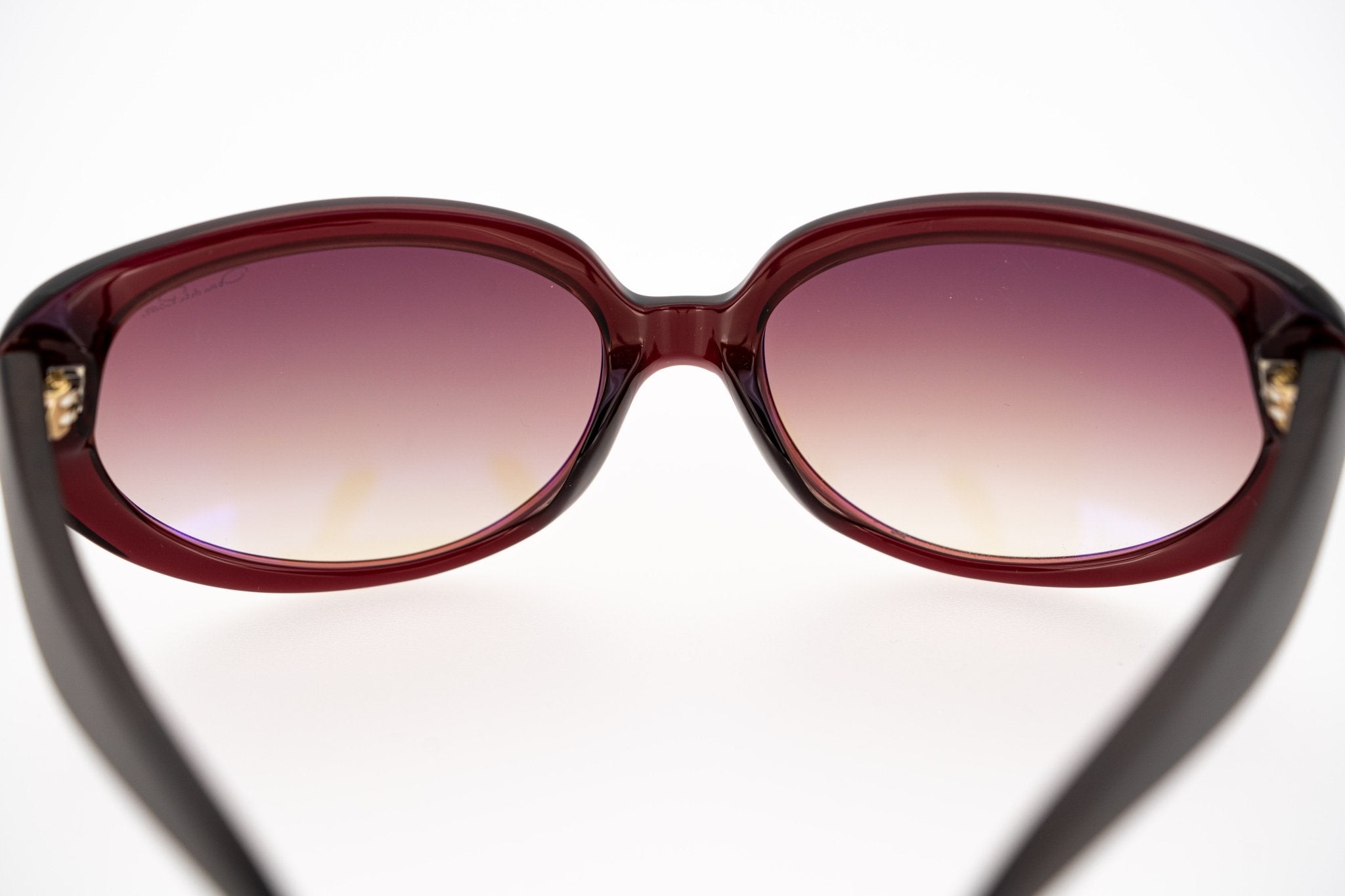 Oscar De La Renta Eyeglasses Cat Eye Ruby and Grey Lenses - ODLR43C9SUN - Watches & Crystals