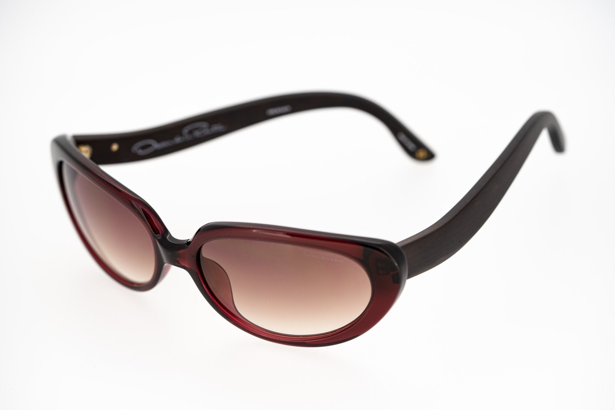 Oscar De La Renta Eyeglasses Cat Eye Ruby and Grey Lenses - ODLR43C9SUN - Watches & Crystals
