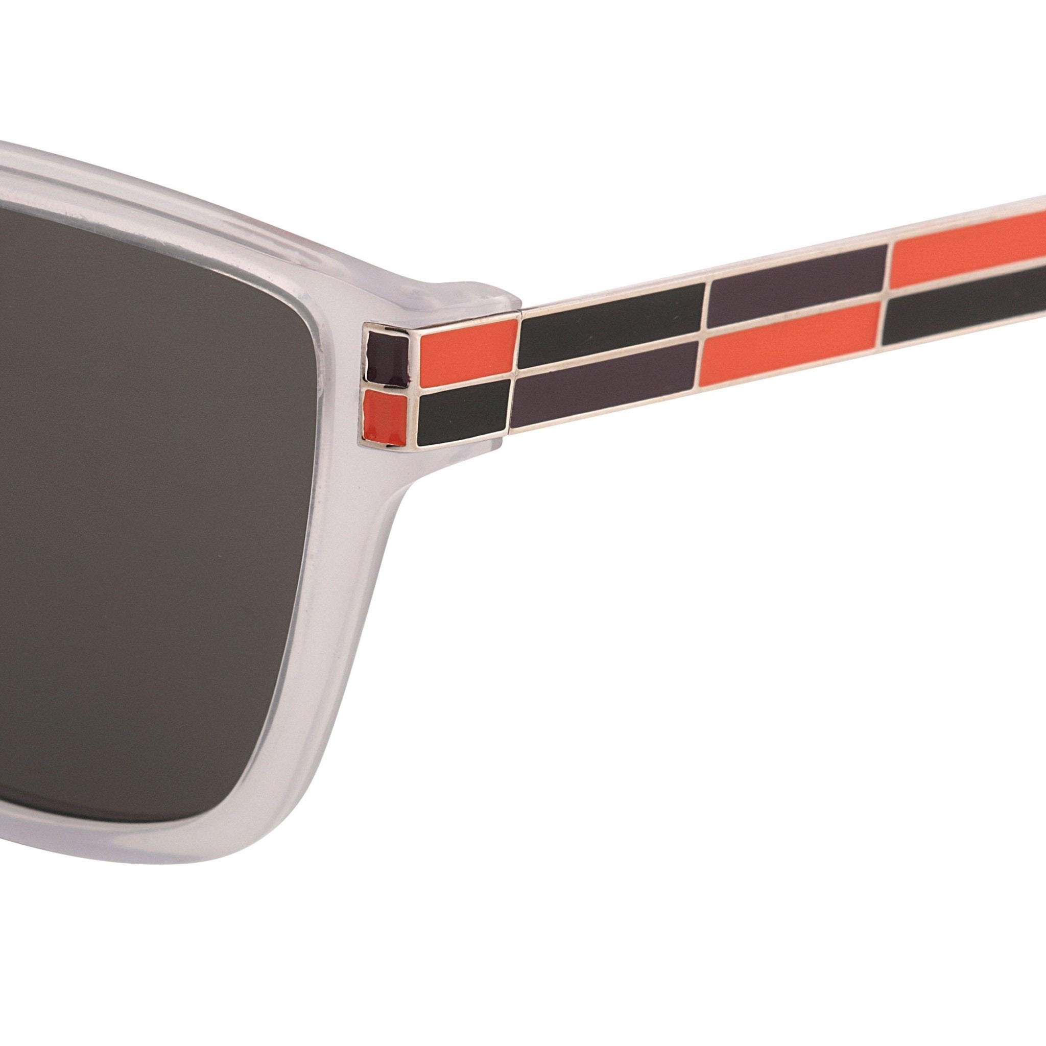 Oscar De La Renta Sunglasses Oversized Clear Enamel Arms and Green Lenses Category 3 - ODLR21C3SUN - Watches & Crystals