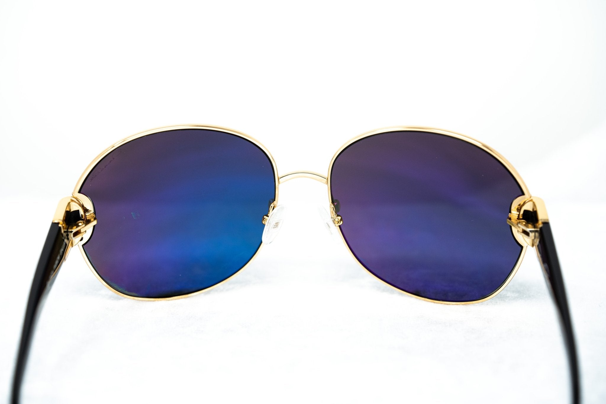 Oscar De La Renta Women Sunglasses Oversized Frame Gold with Grey Lenses Category 3 - ODLR54C1SUN - Watches & Crystals