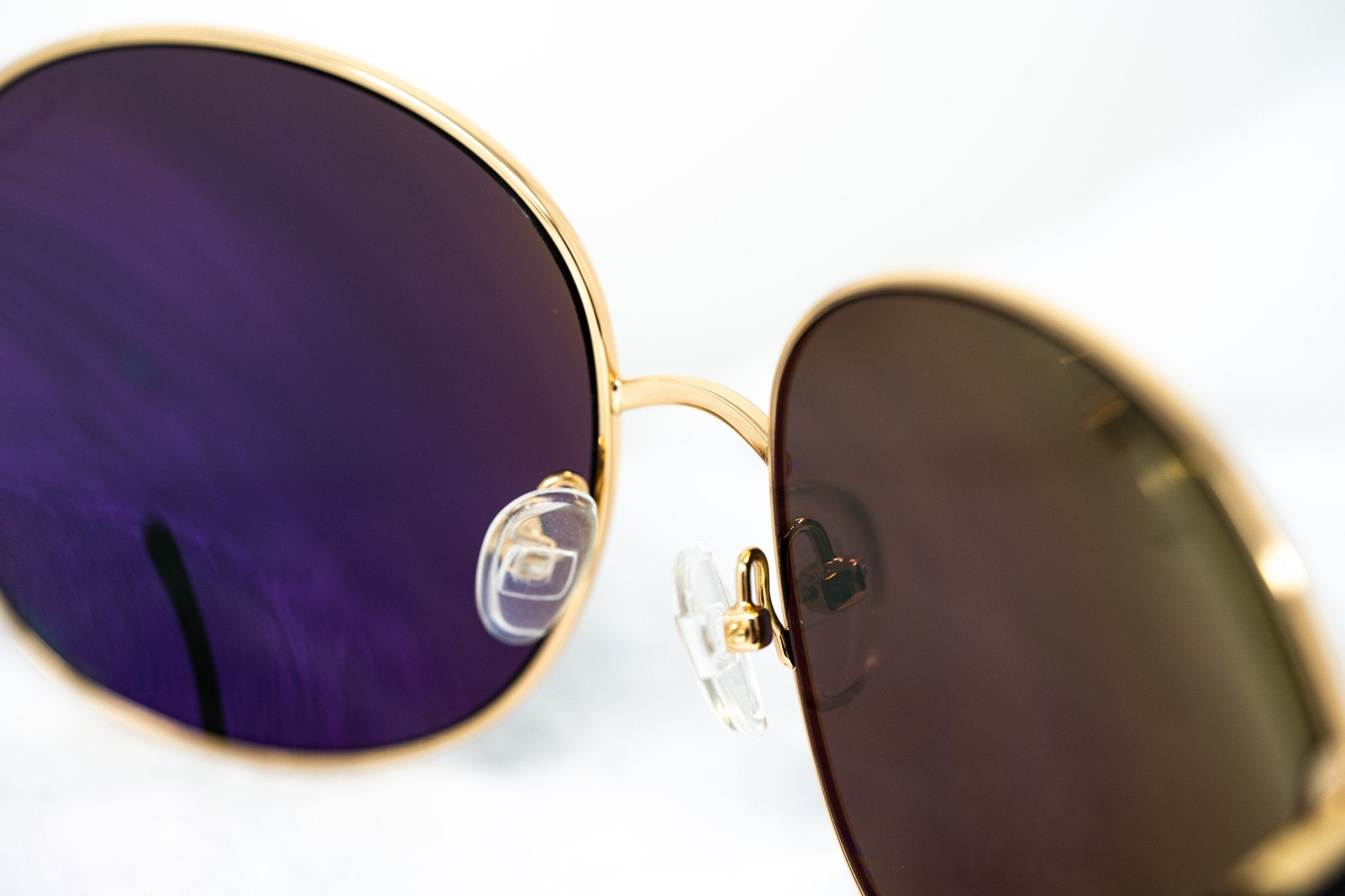 Oscar De La Renta Women Sunglasses Oversized Frame Gold with Grey Lenses Category 3 - ODLR54C1SUN - Watches & Crystals