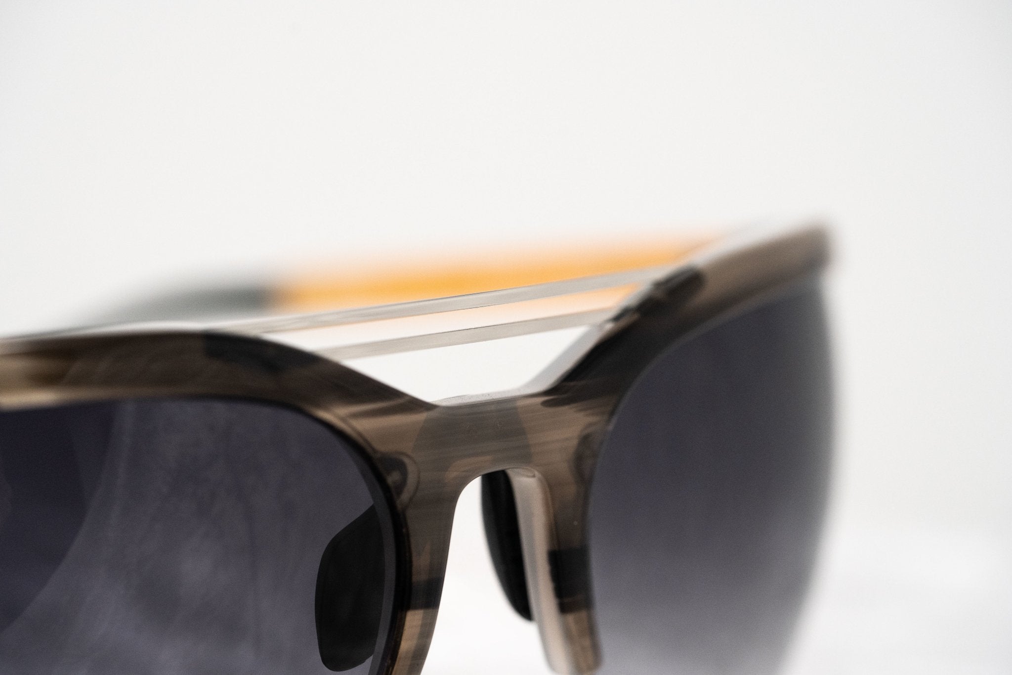 Prabal Gurung Sunglasses Female Special Frame Grey Orange Category 3 Grey Gradient Lenses PG21C3SUN - Watches & Crystals