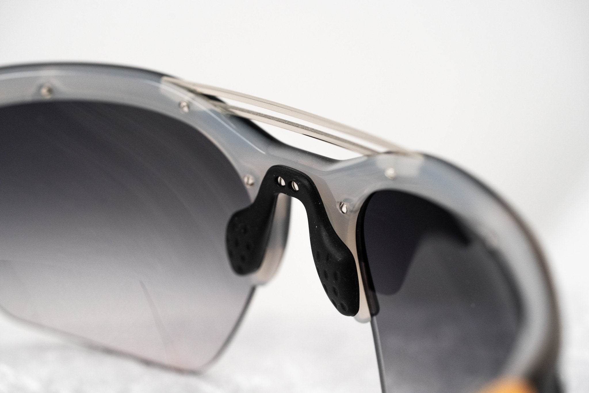 Prabal Gurung Sunglasses Female Special Frame Grey Orange Category 3 Grey Gradient Lenses PG21C3SUN - Watches & Crystals